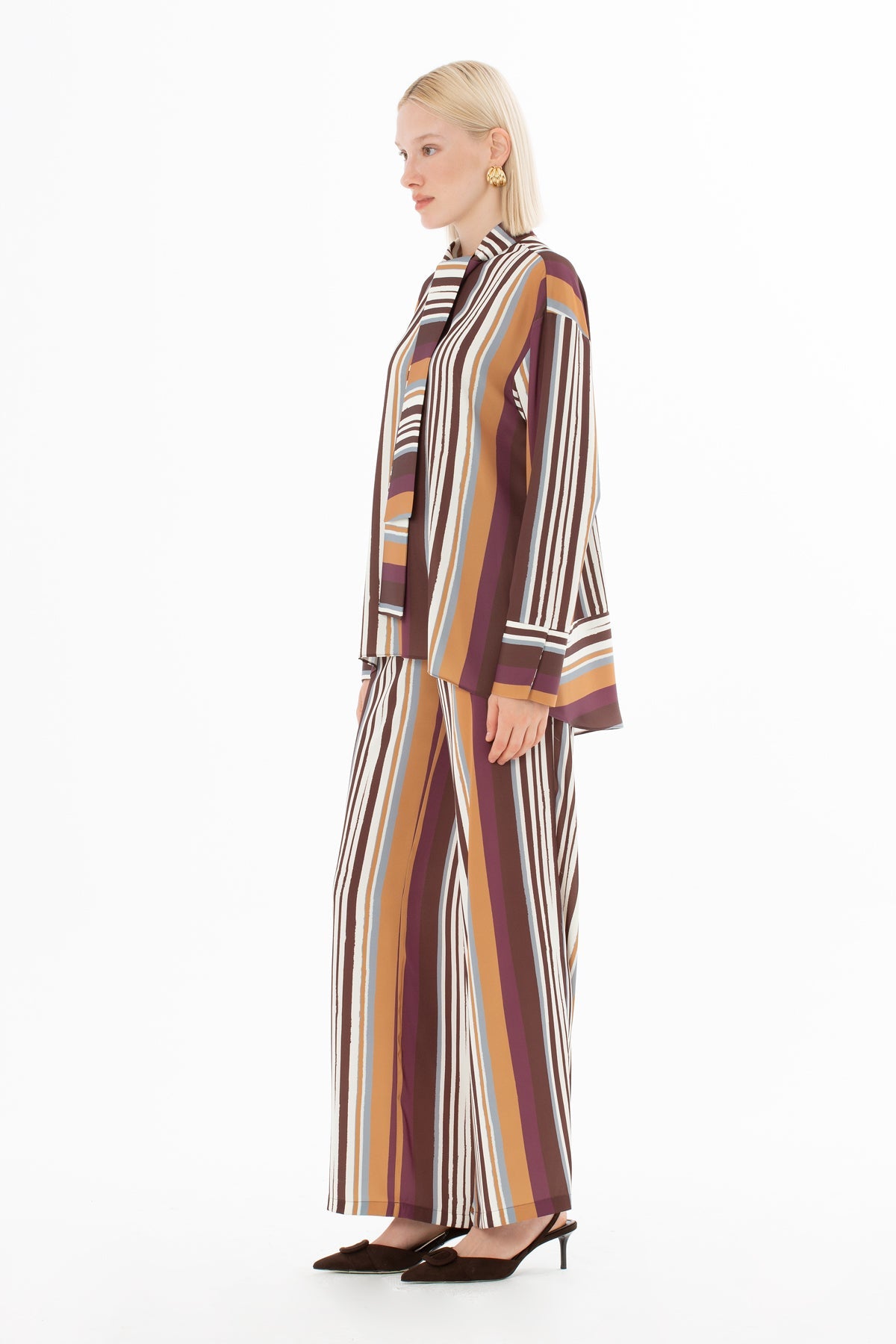 Printed Shirt and Trousers Suit