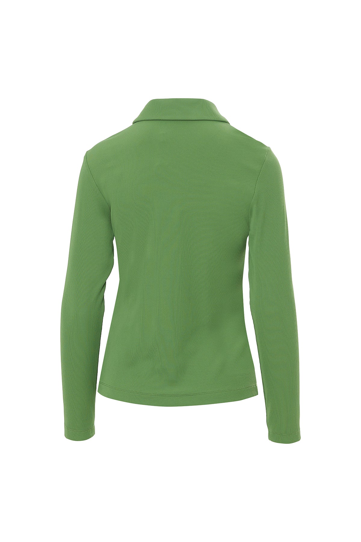 Green Collared Buttoned T-Shirt