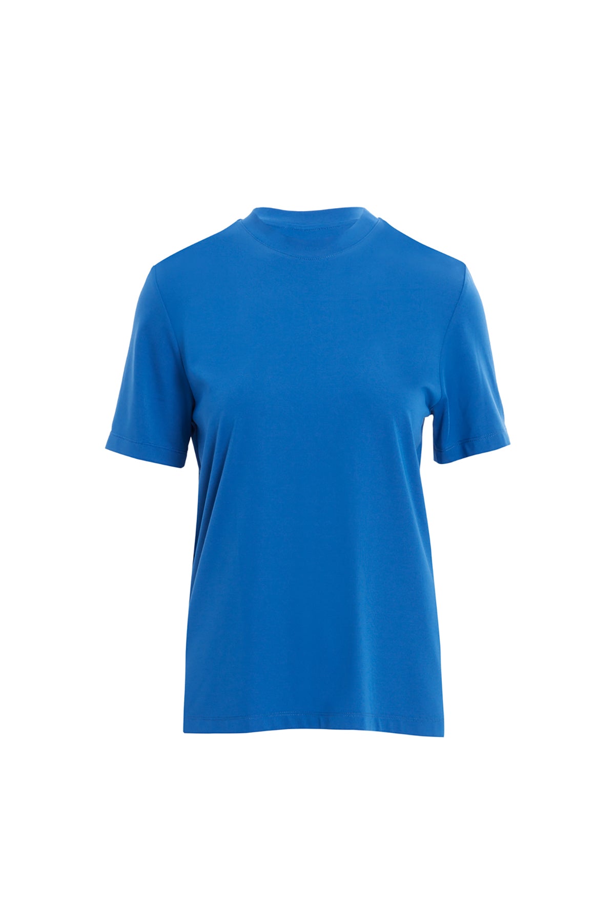 Bicycle Neck Short Sleeve Basic T-Shirt