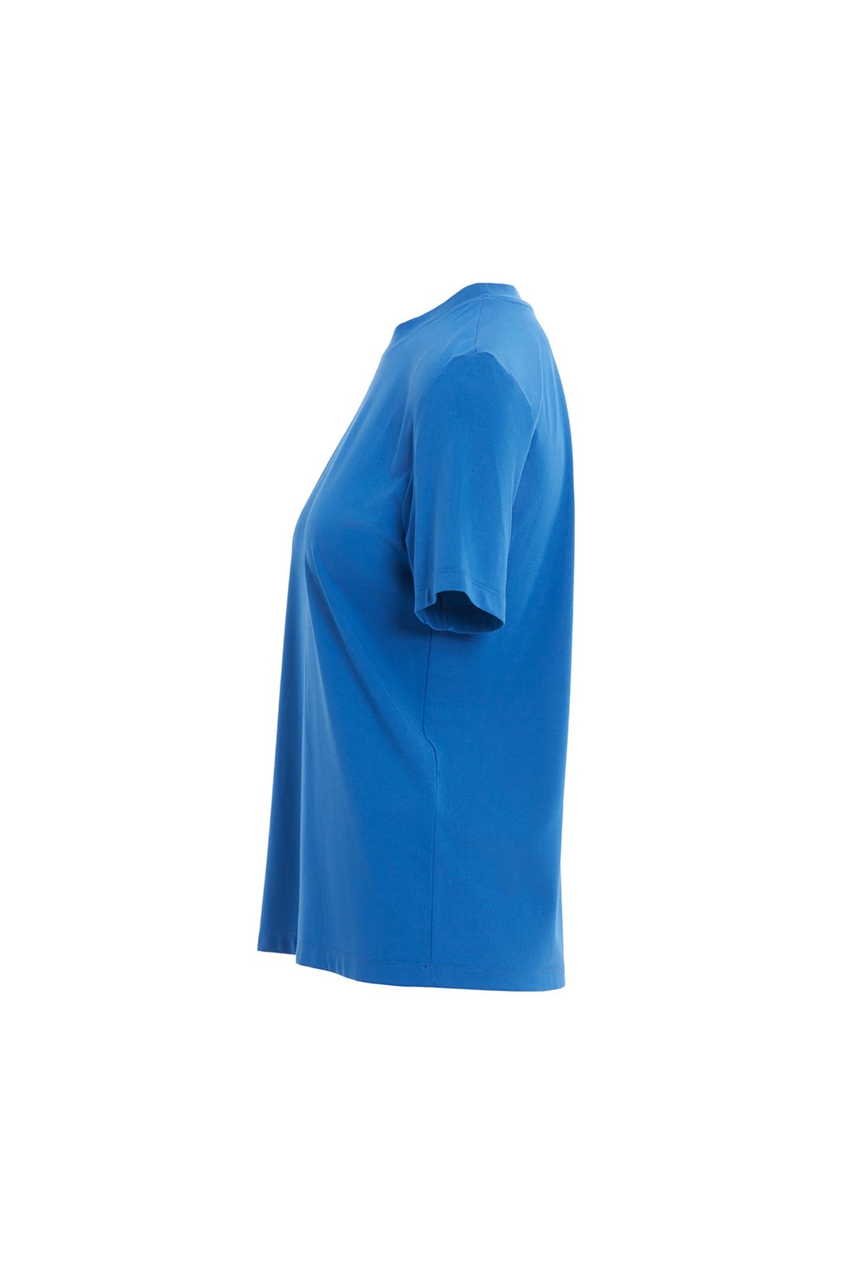 Bicycle Neck Short Sleeve Basic T-Shirt
