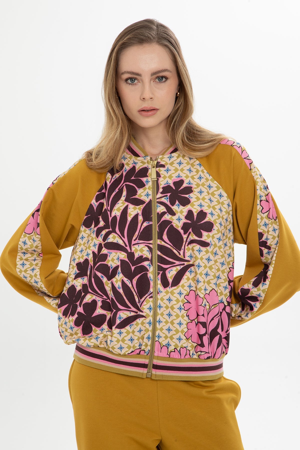 Yellow Patterned Tracksuit