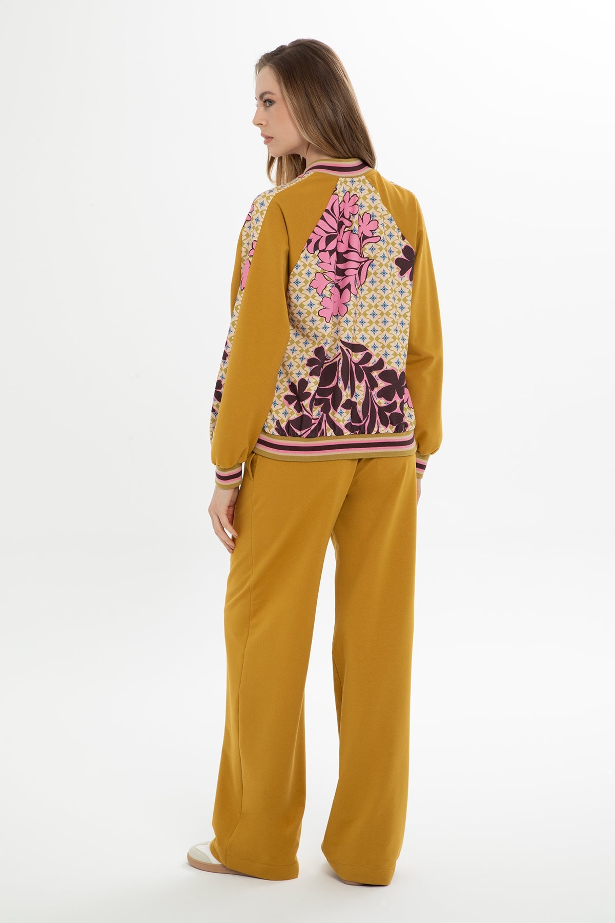 Yellow Patterned Tracksuit