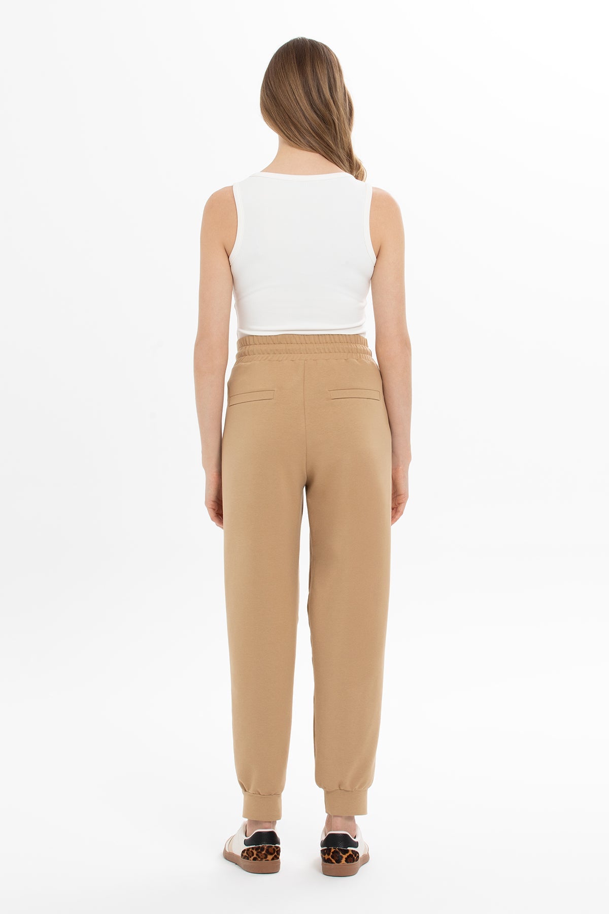 Sweatpants with Side Snaps Drawstrings