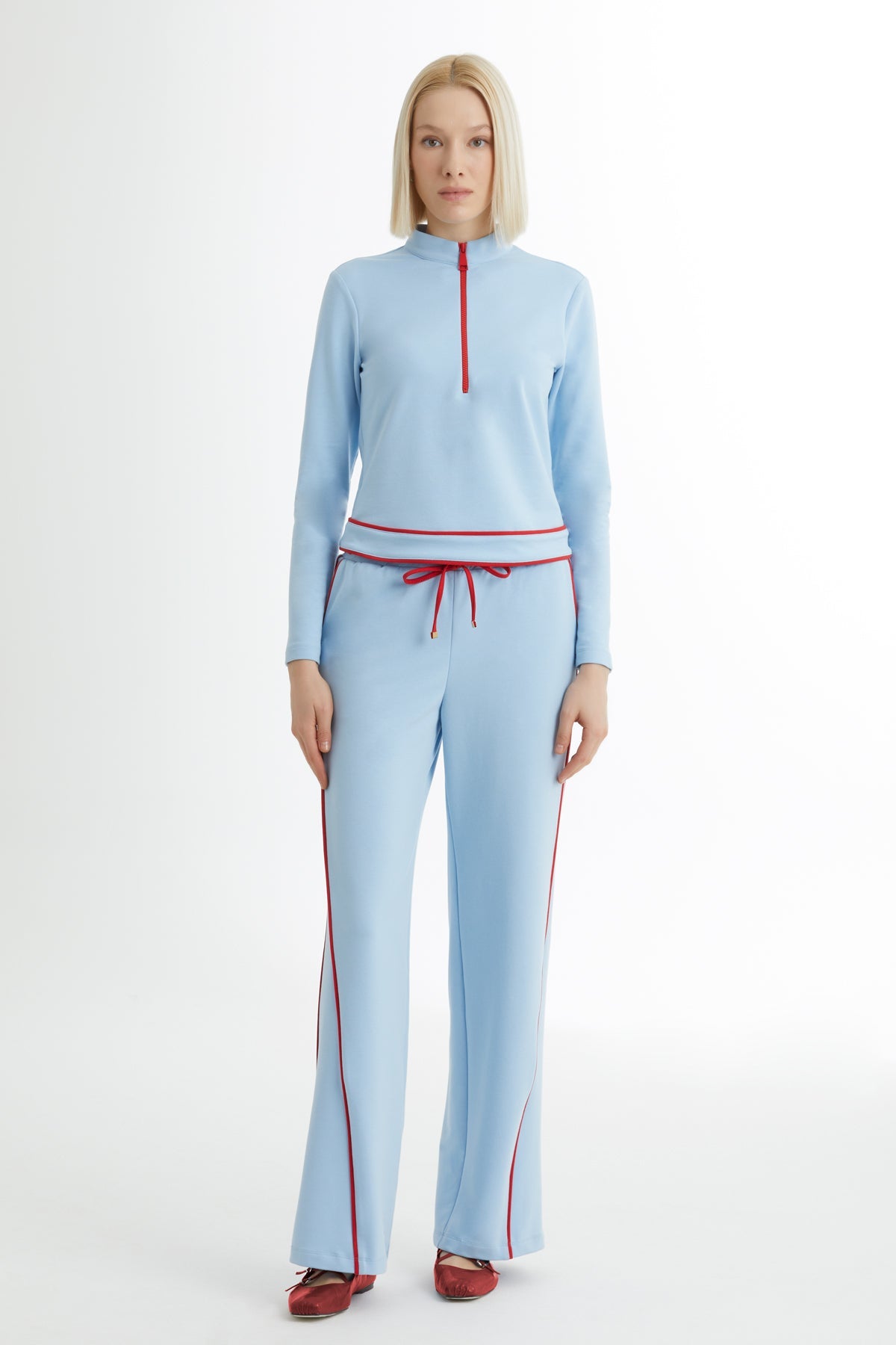 Sweatshirt Set with Blouse and Pants