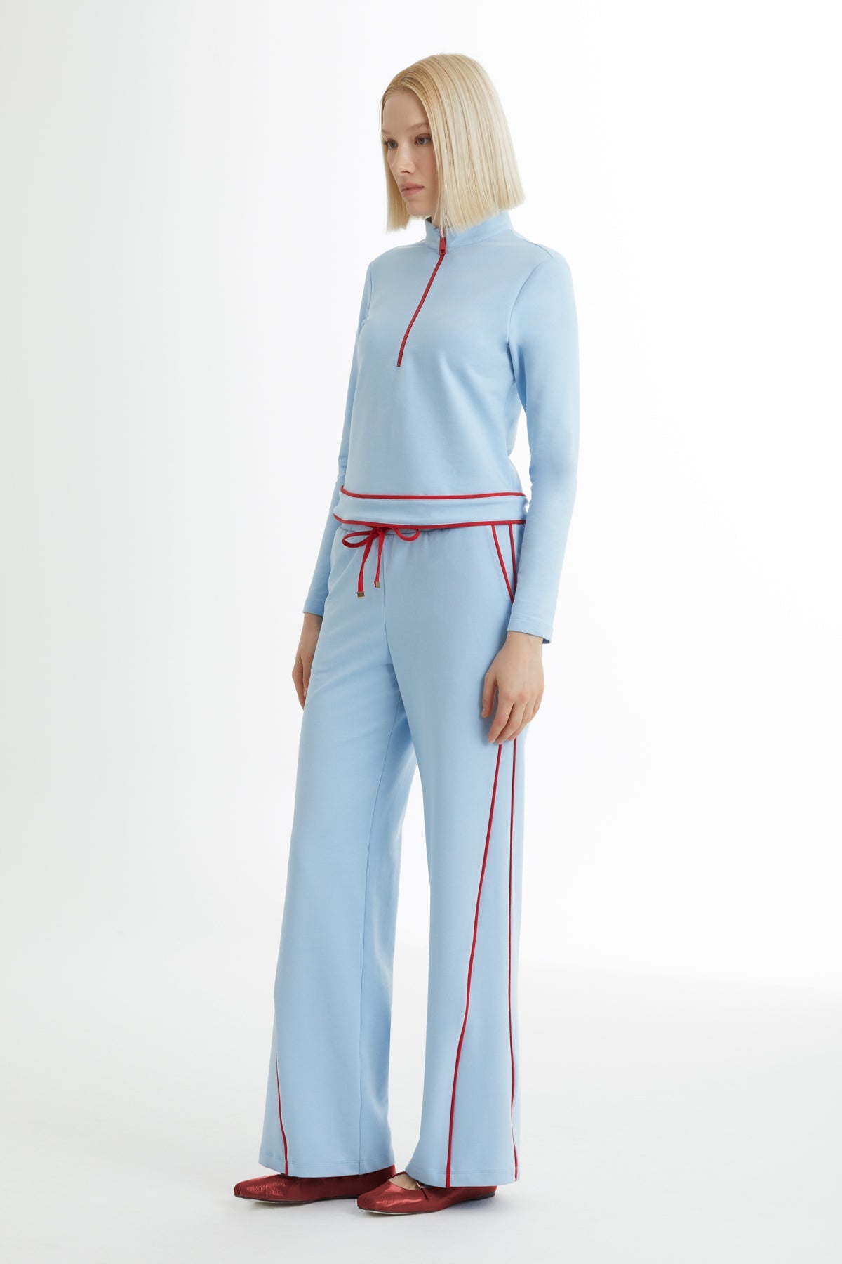 Sweatshirt Set with Blouse and Pants
