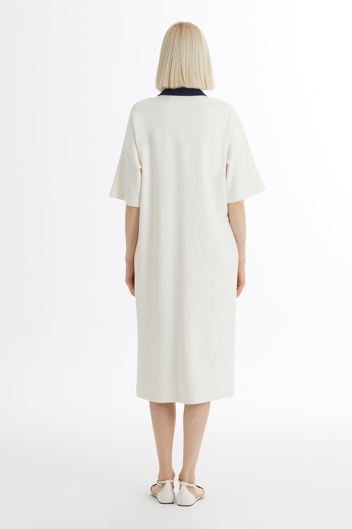 A-Line Dress with Snap Closure