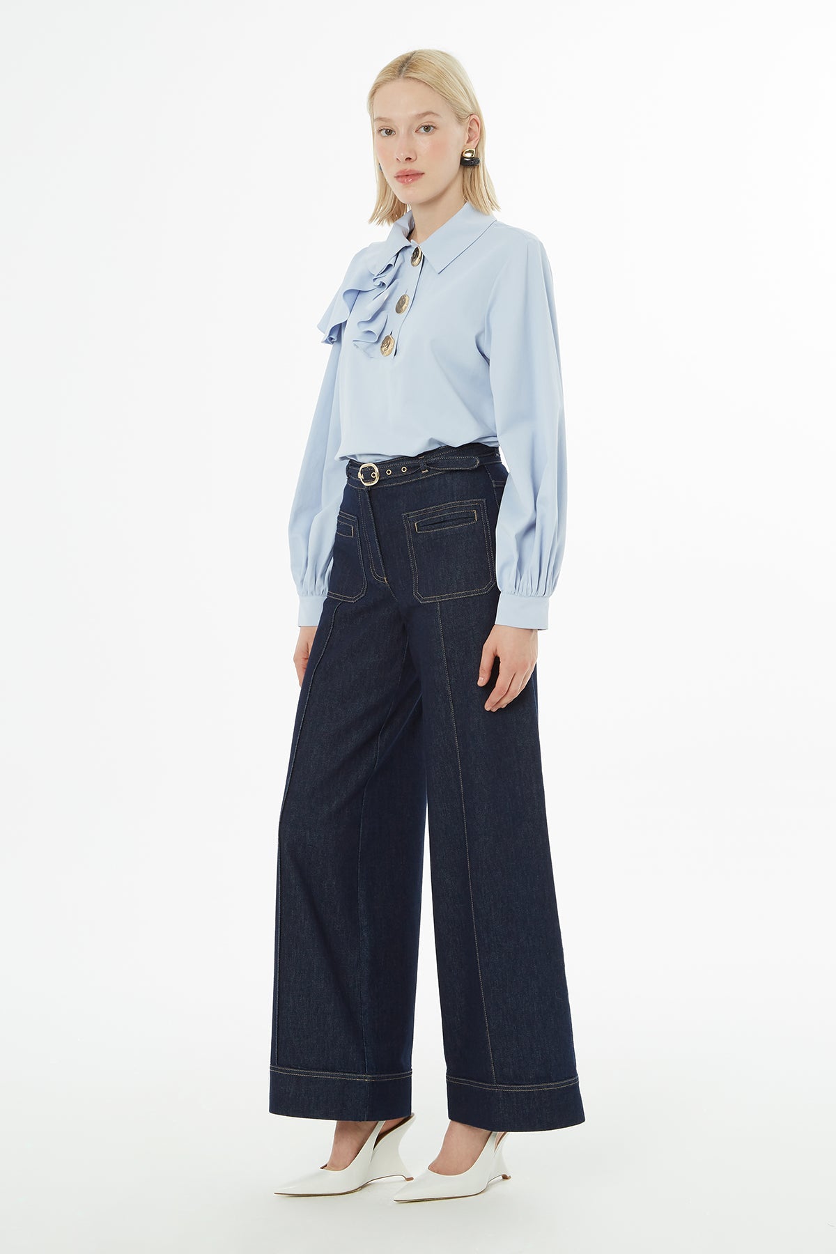 Jean Belted Trousers