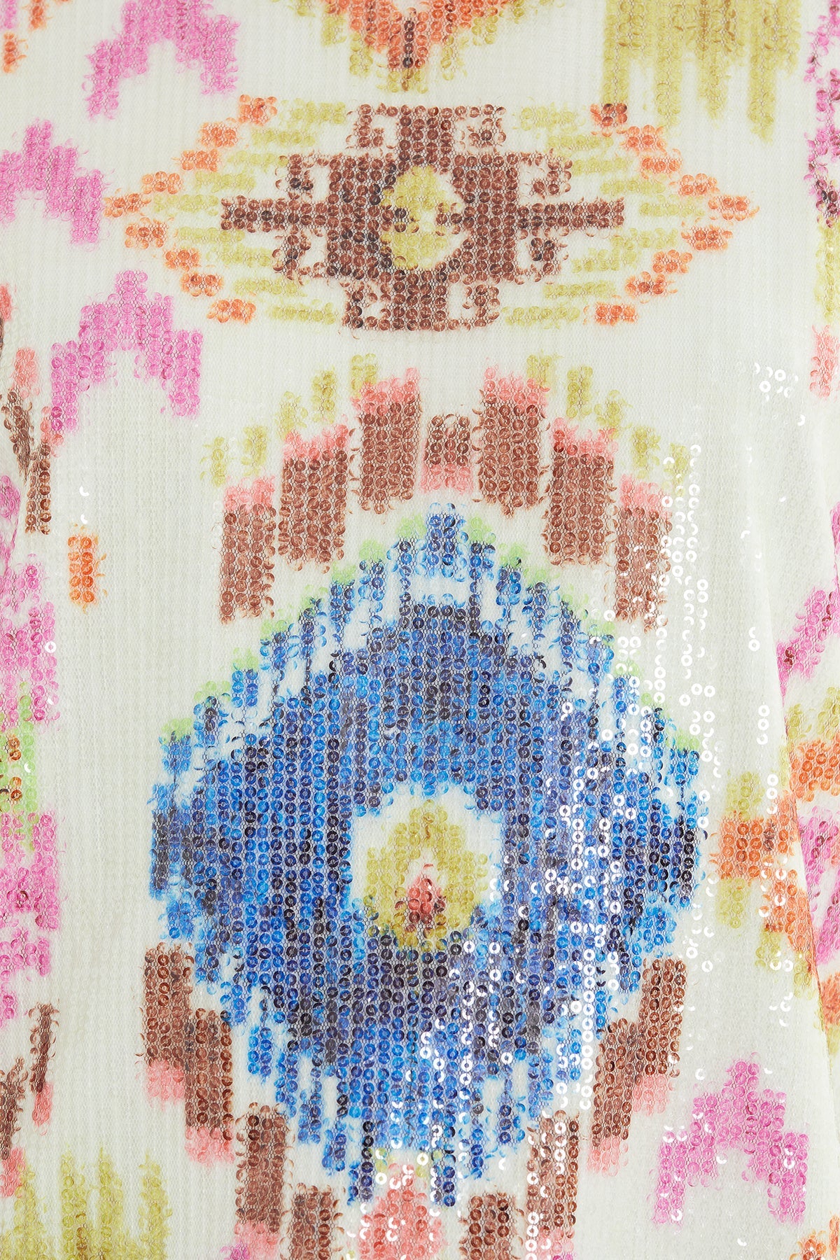 Ecru Sequin T-Shirt