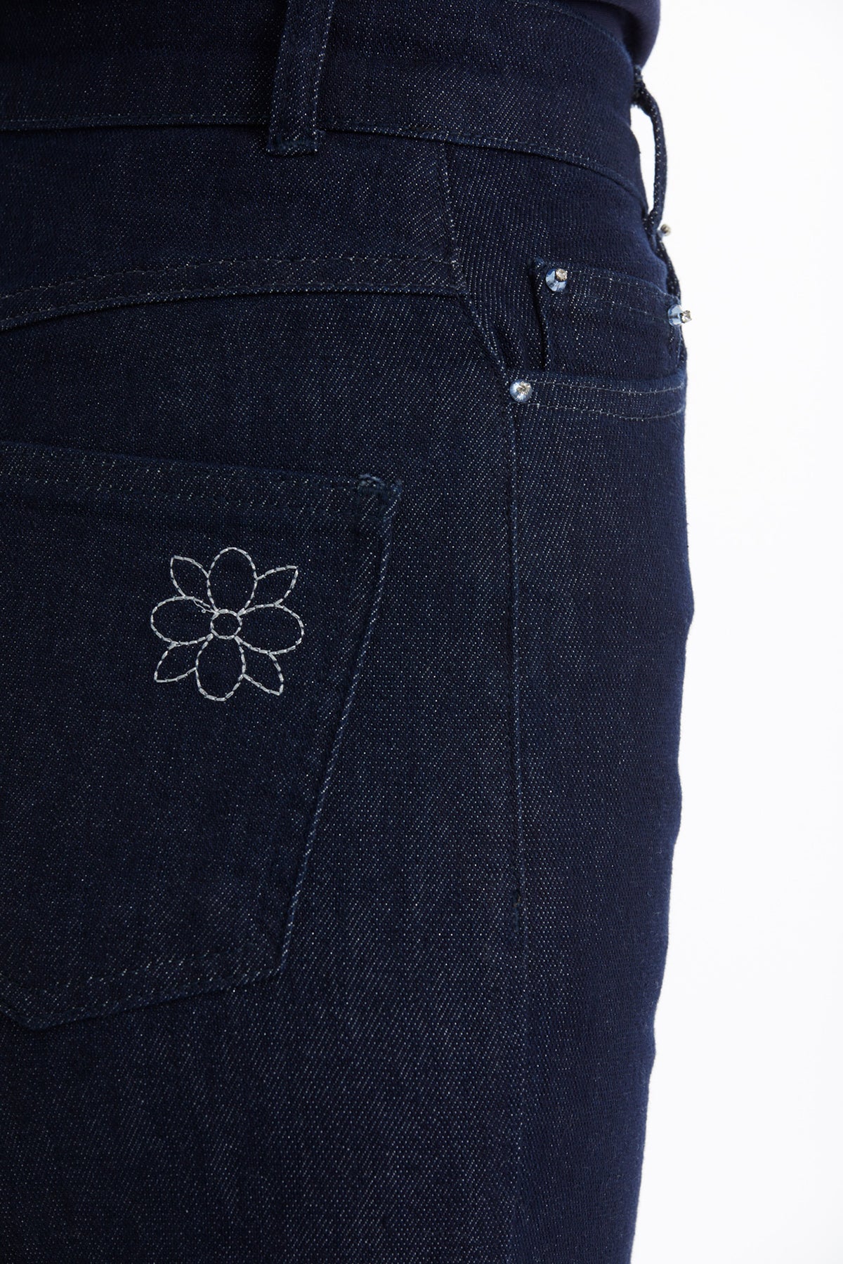 Embroidered Detail Jeans